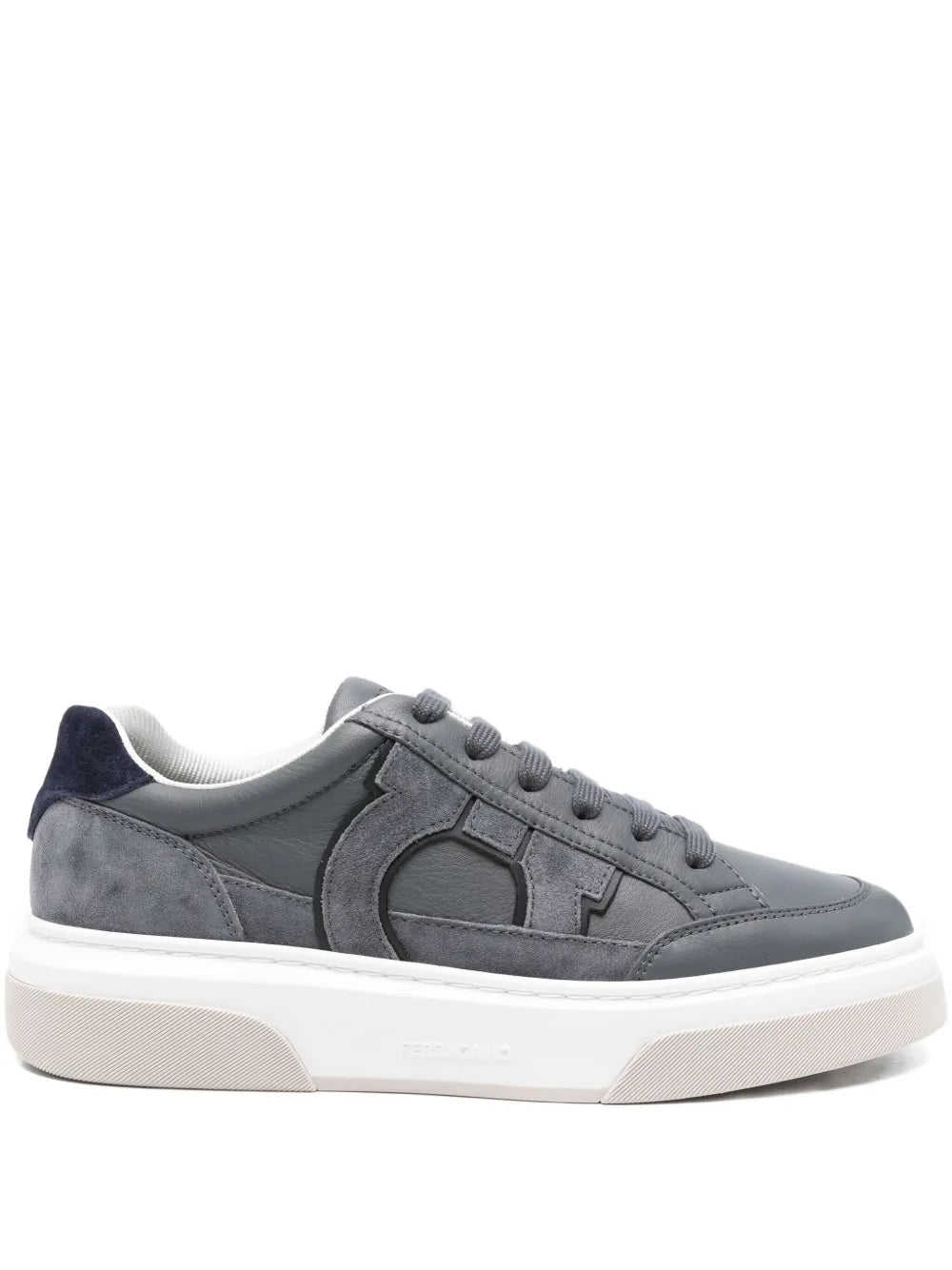 Ferragamo Leather Logo Sneakers