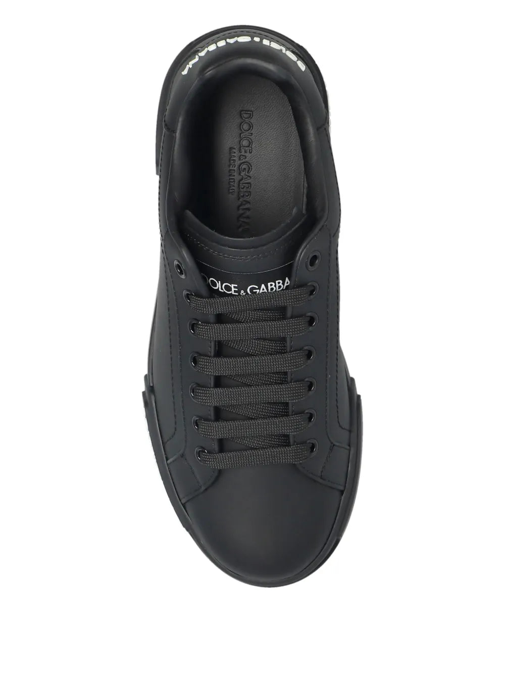 Dolce & Gabbana Logo-Detail Leather Sneakers