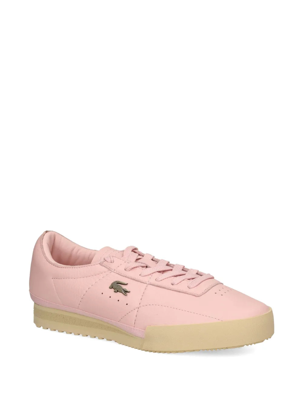 Lacoste Logo-Plaque Leather