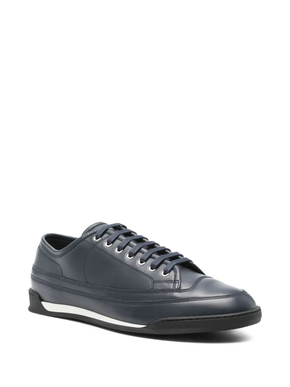 John Lobb Lace-Up Leather Sneakers