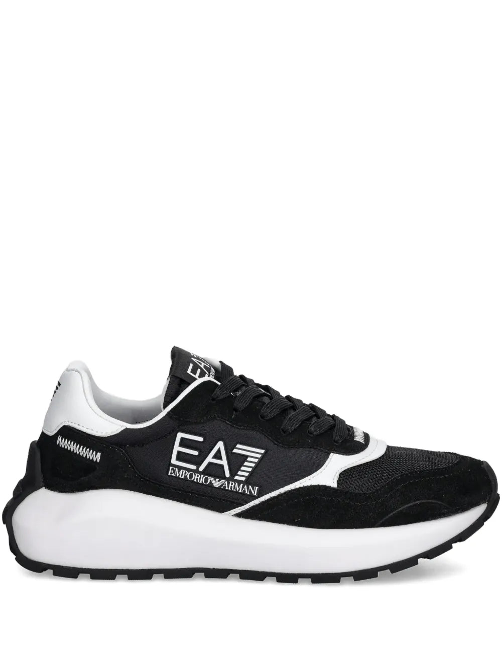 Ea7 Emporio Armani Lace-Up Logo-Detail Sneakers