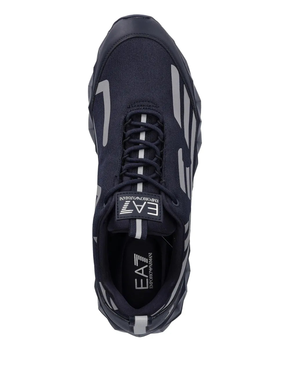 Ea7 Emporio Armani Reflective Panelled Sneakers
