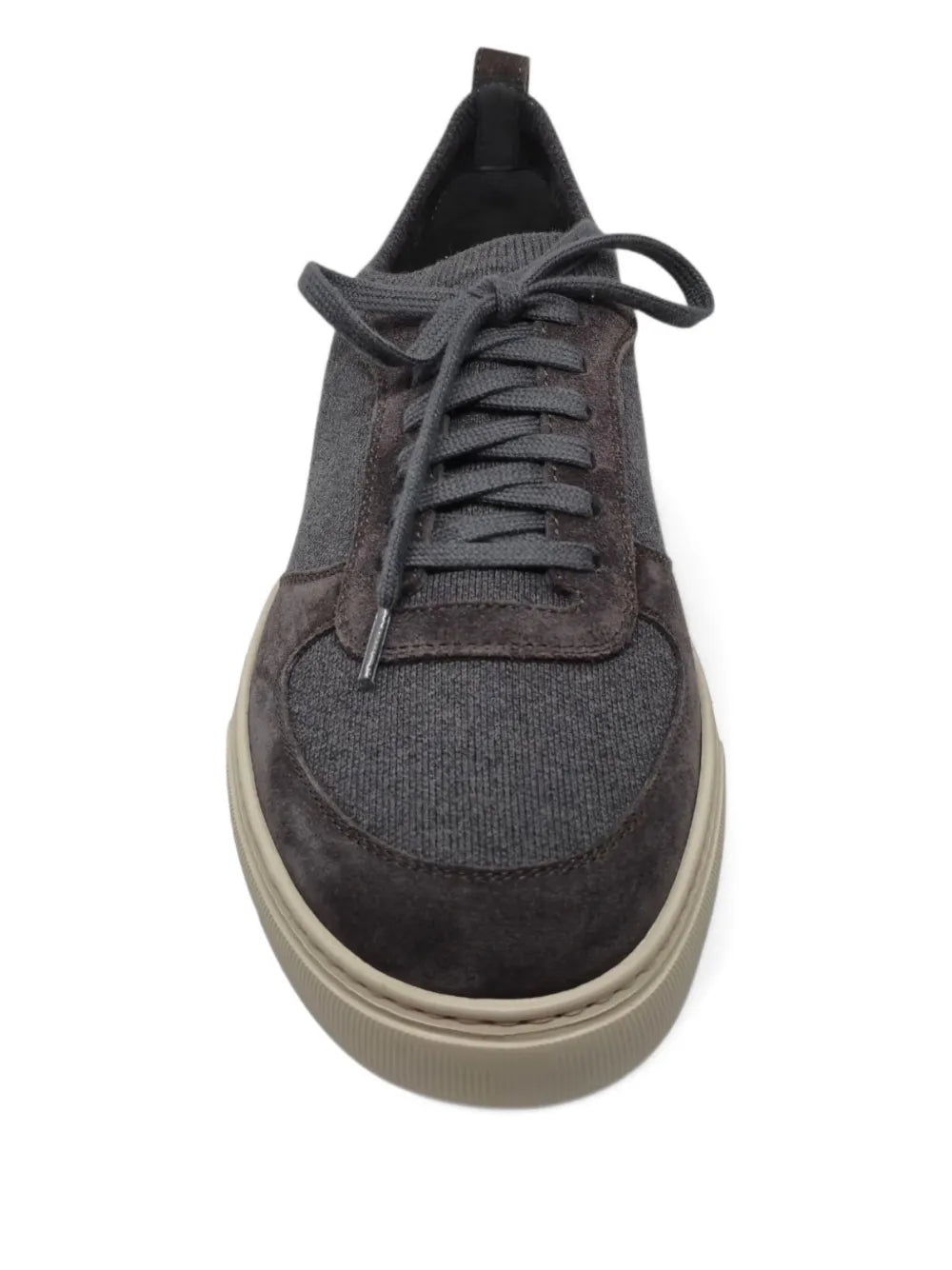 Henderson Baracco Knit-Suede Sneakers