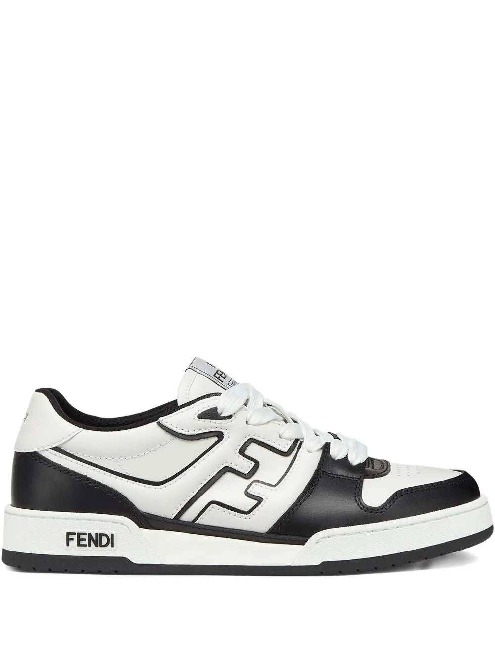 Fendi Match Leather Sneakers