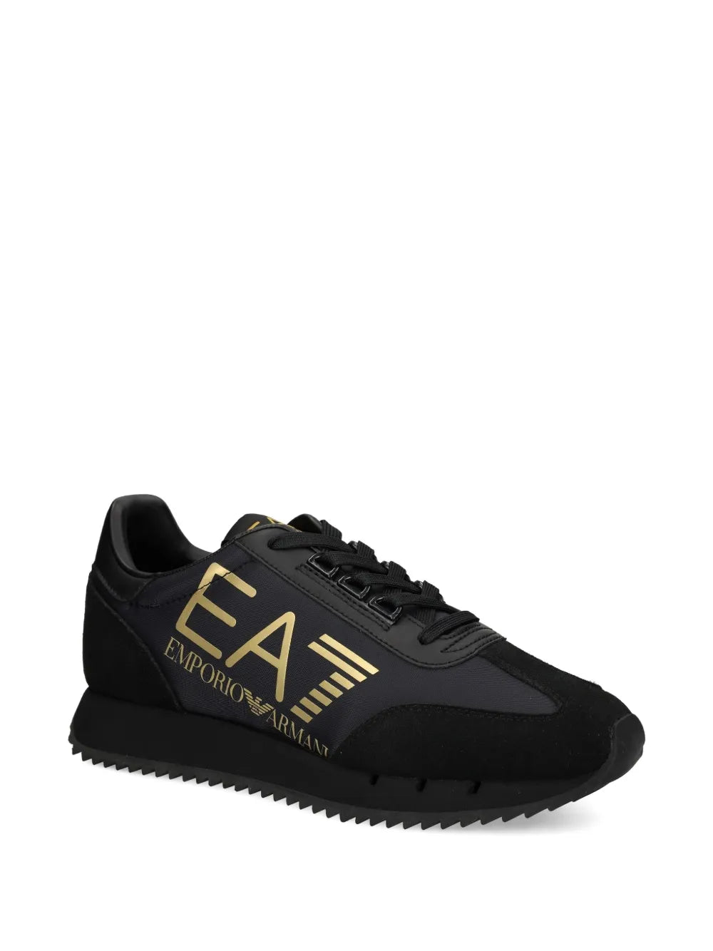 Ea7 Emporio Armani Logo-Detail Lace-Up Sneakers