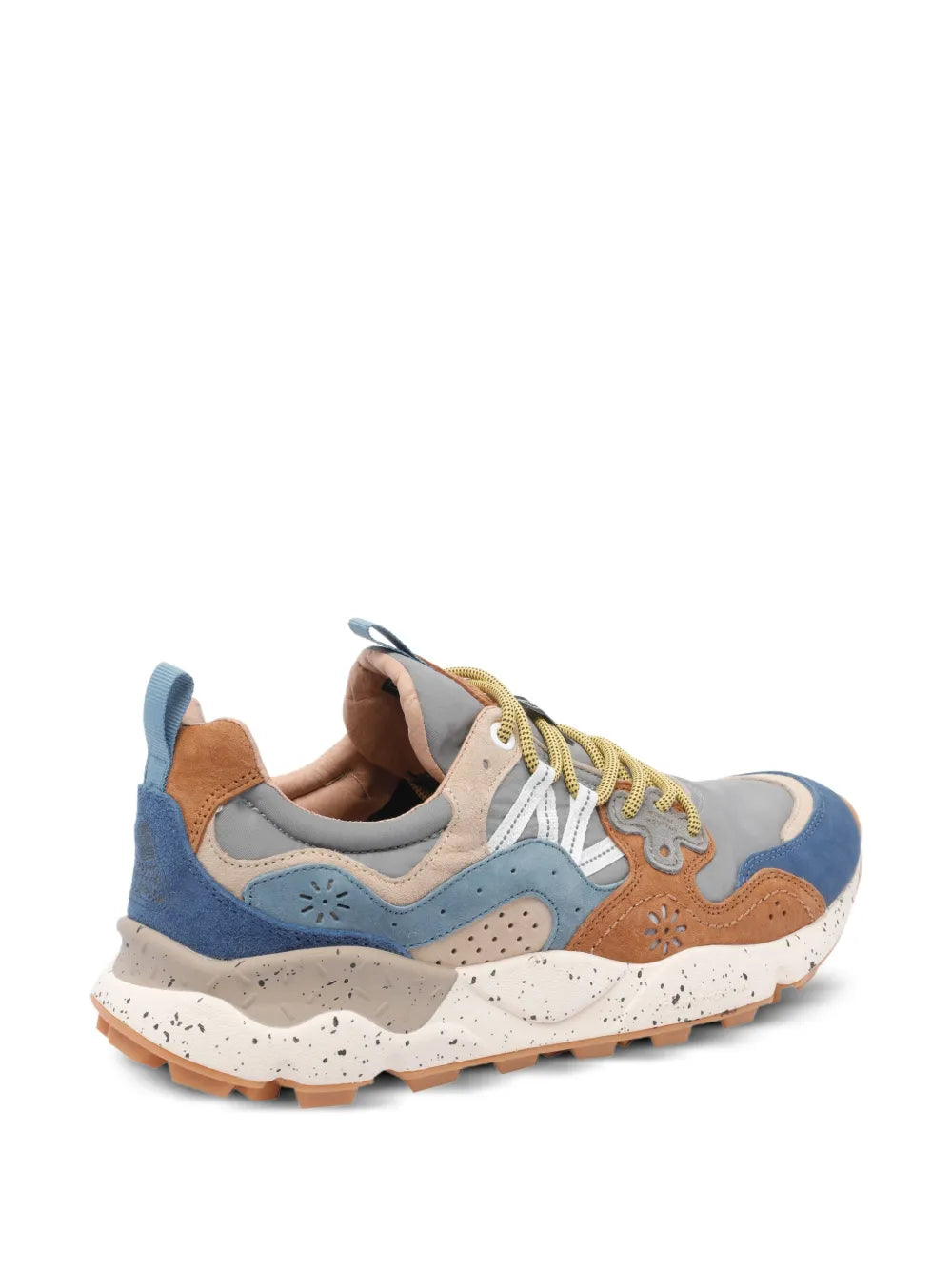 Flower Mountain Yamano 3 Leather Suede Sneakers