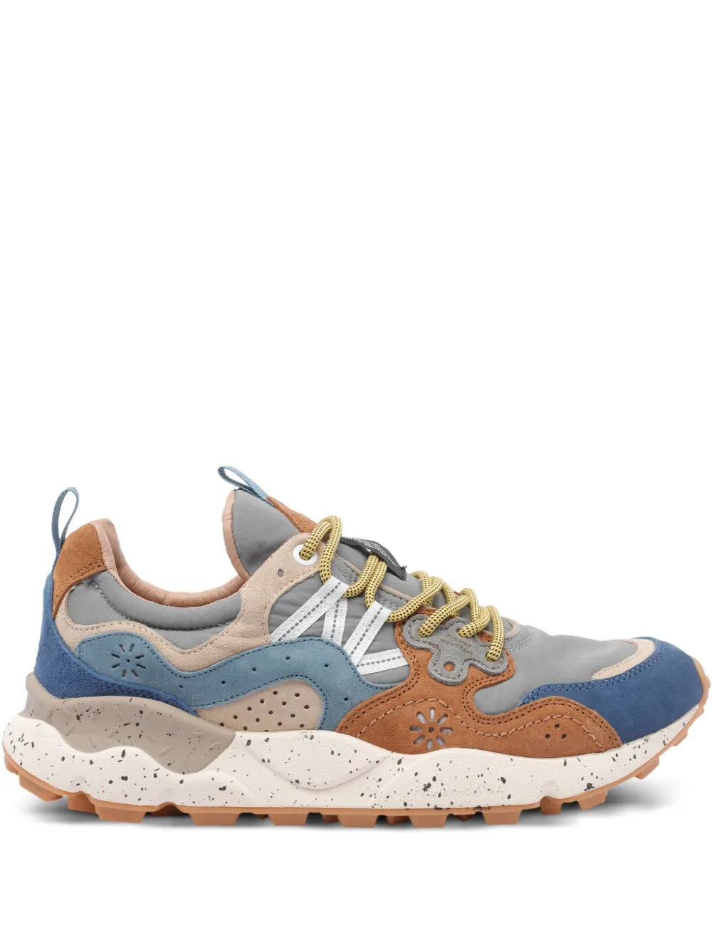 Flower Mountain Yamano 3 Leather Suede Sneakers