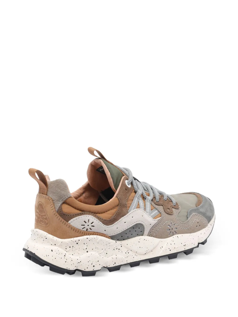 Flower Mountain Yamano 3 Leather Suede Sneakers
