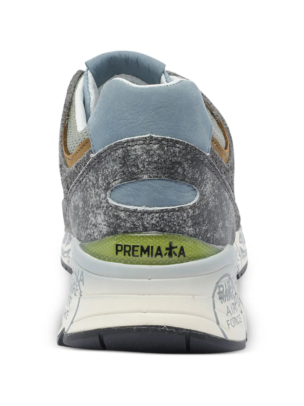 Premiata Suede-Panel Lace-Up Sneakers