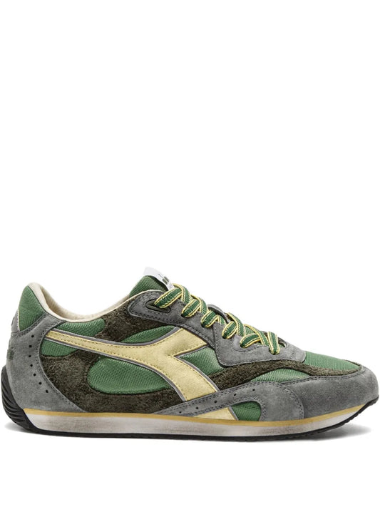 Diadora Suede Panelled Trainers