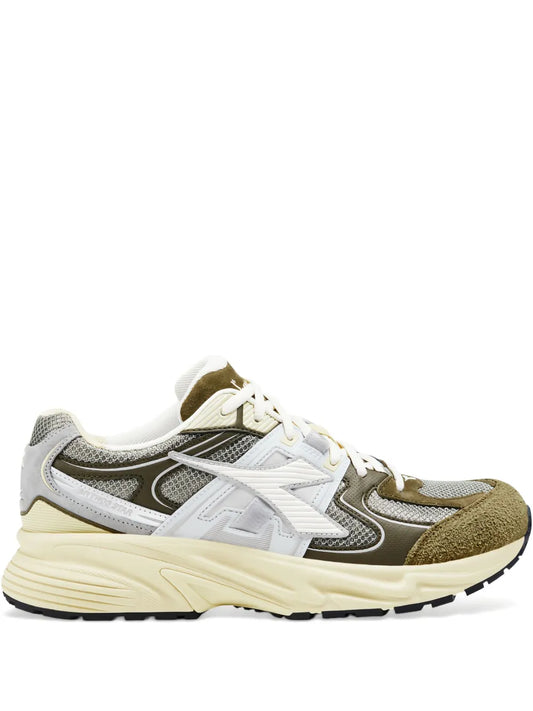 Diadora Mesh-Panel Suede Sneakers