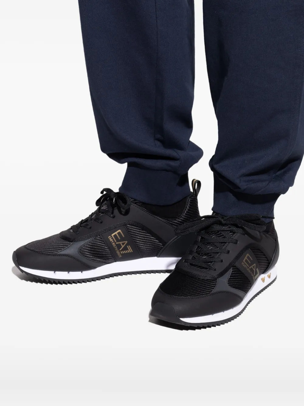 Ea7 Emporio Armani Logo-Stamp Sneakers
