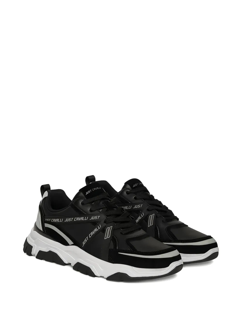 Just Cavalli Logo-Print Sneakers