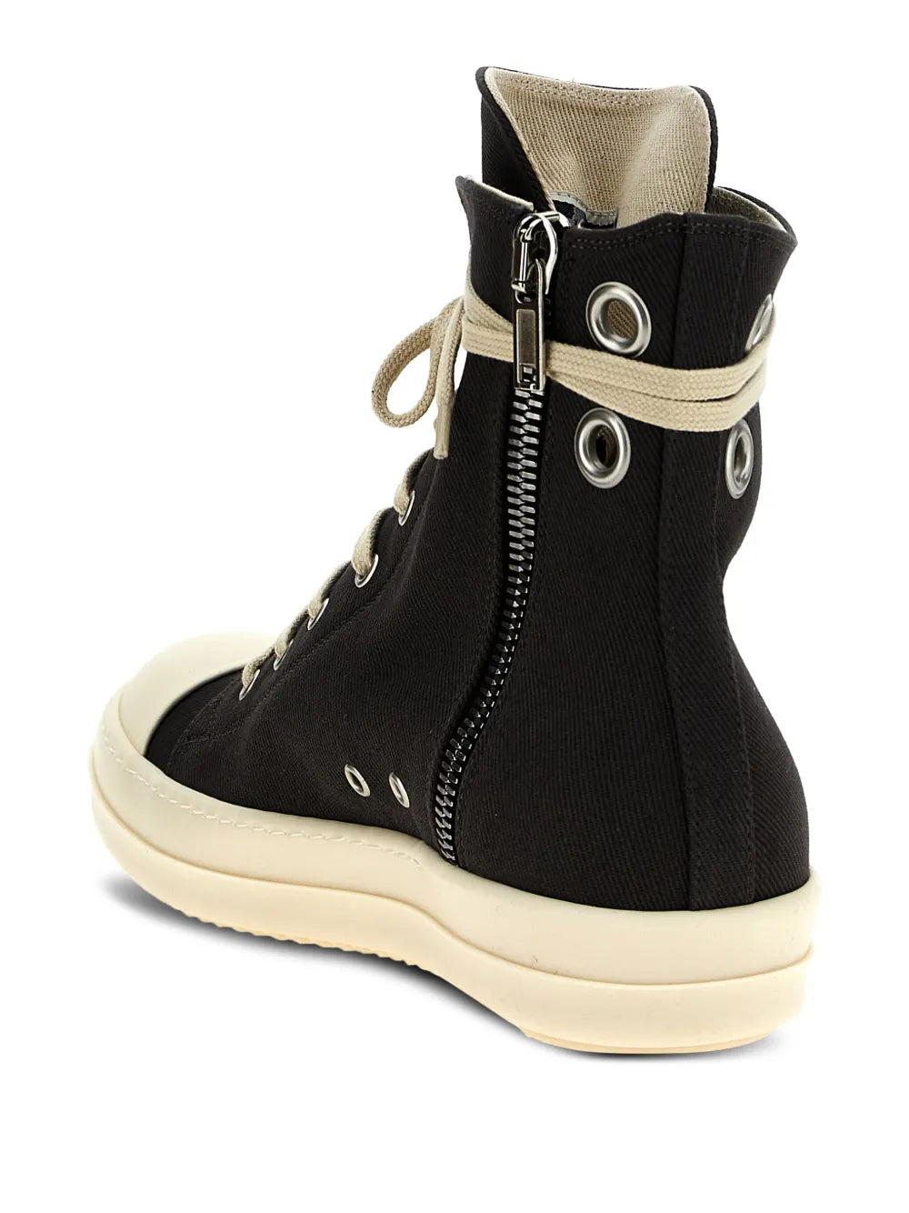 Rick Owens Drkshdw Lace-Up Zip Sneakers