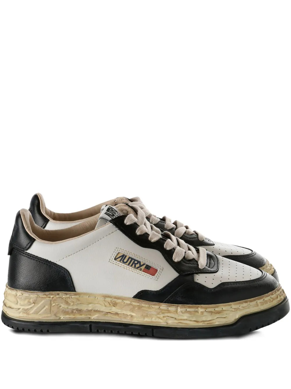 Maison Mihara Yasuhiro X Autry Leather-Panelled Platform Sneakers