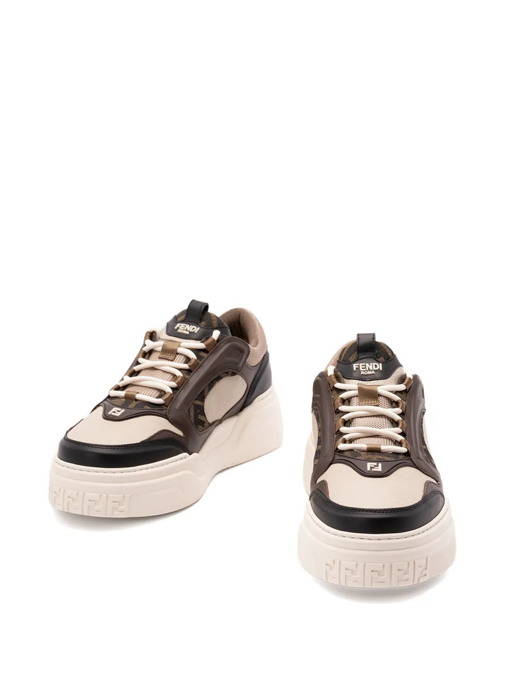 Fendi Force Leather Sneakers