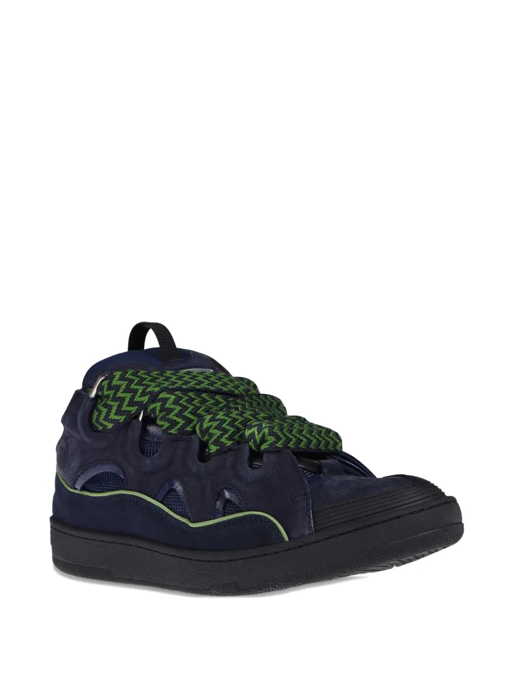 Lanvin Lace-Up Leather Sneakers