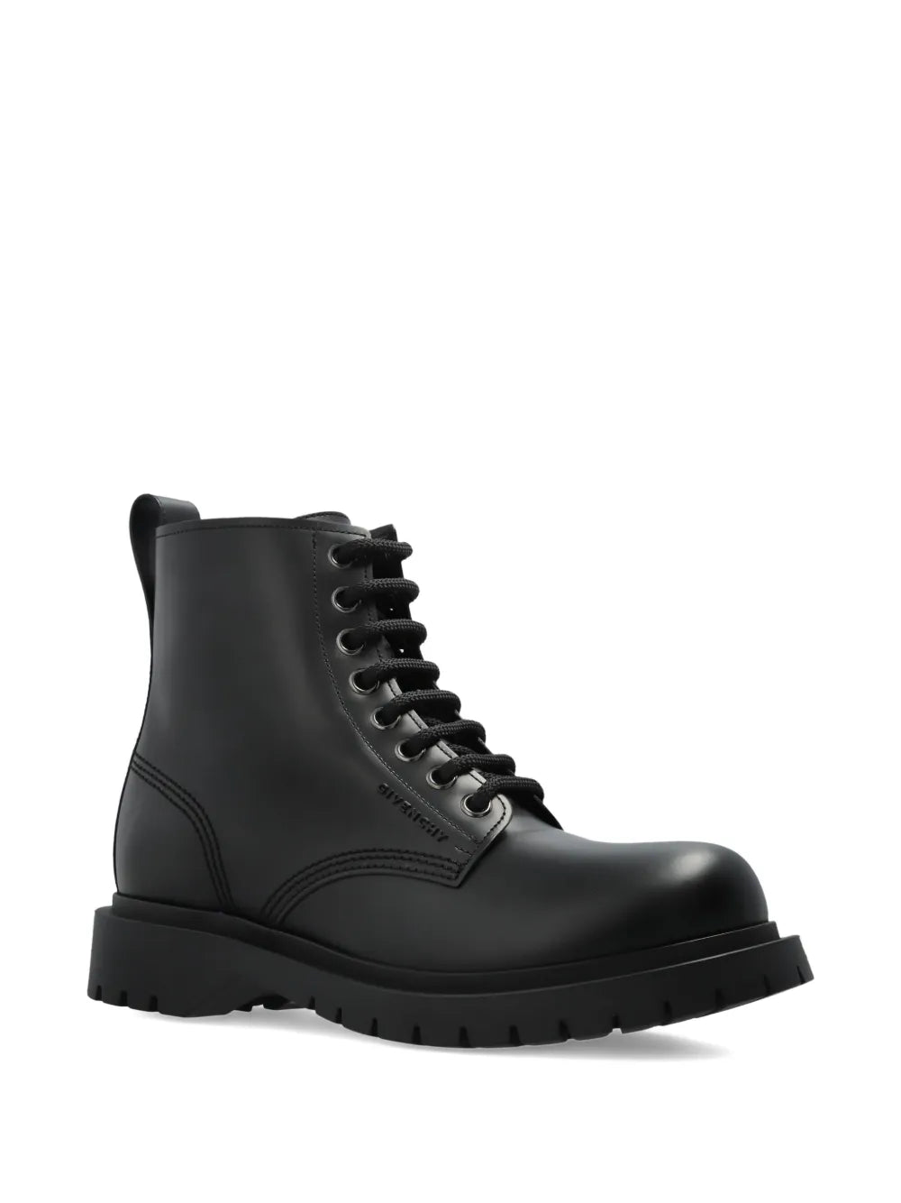 Givenchy Lace-Up Leather Boots