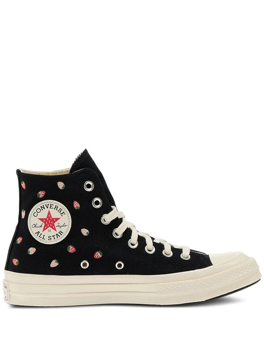 Converse Strawberry-Embroidered Sneakers