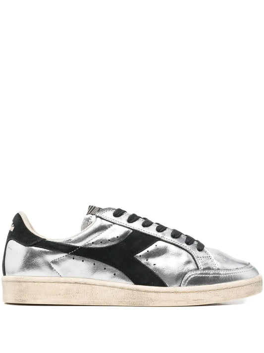 Diadora Metallic-Panelled Sneakers