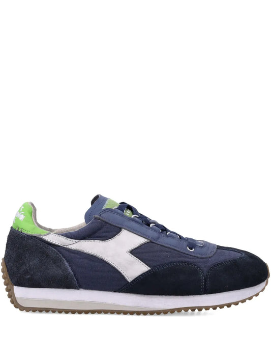 Diadora Suede-Panelled Lace-Up Sneakers