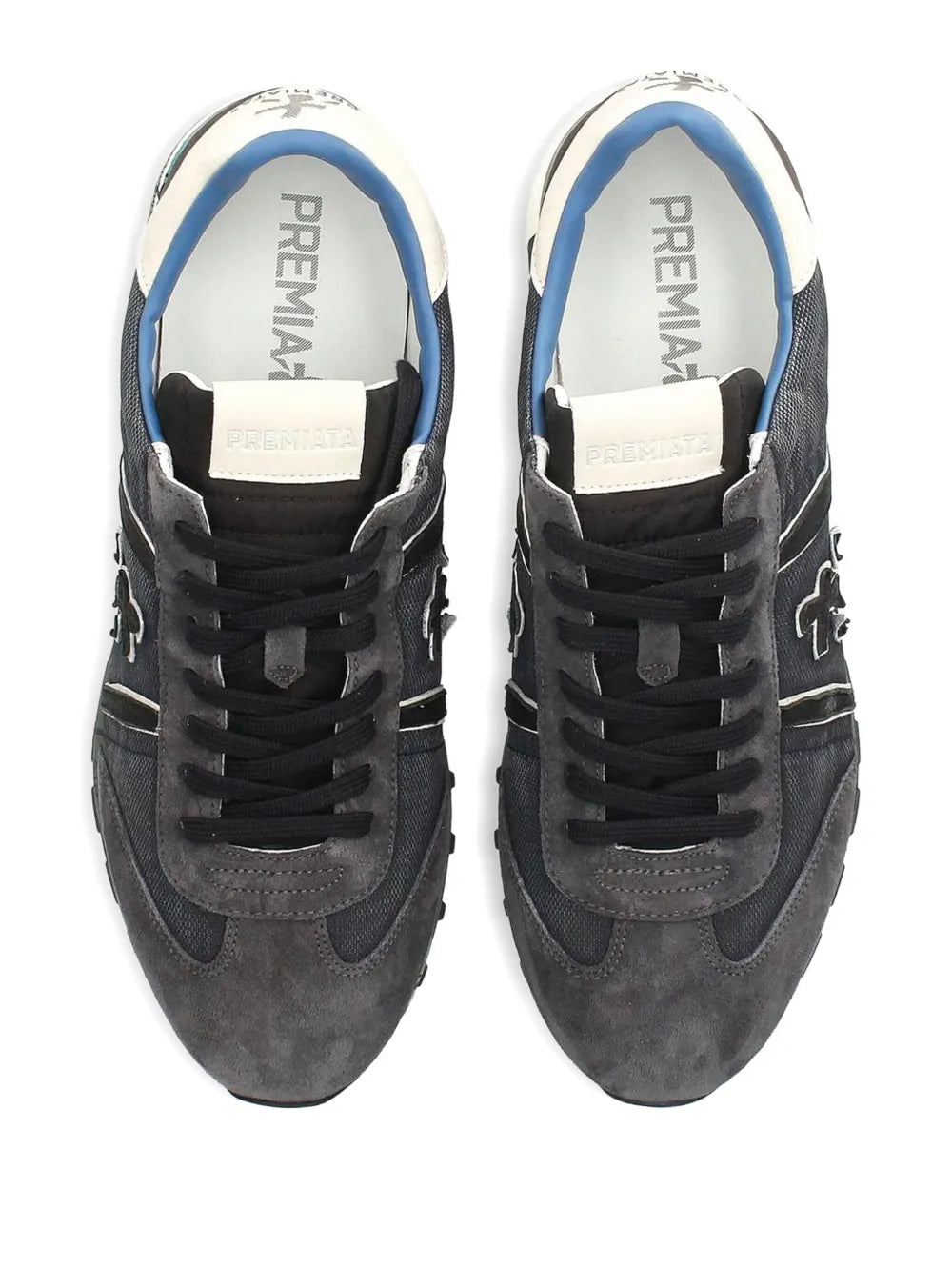 Premiata Lucy 7770 Suede-Paneled Sneakers