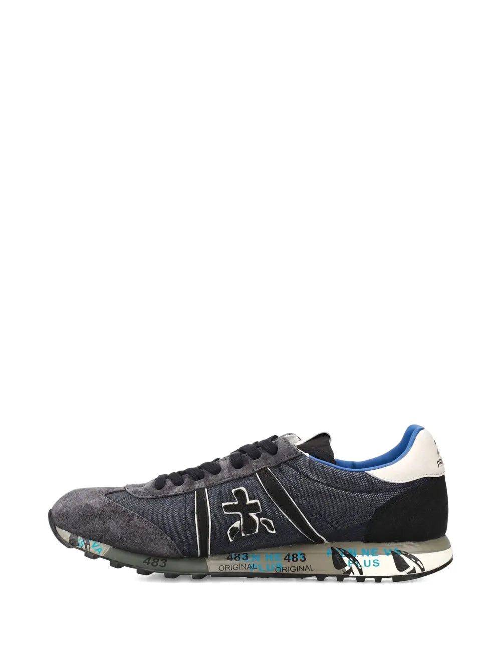 Premiata Lucy 7770 Suede-Paneled Sneakers