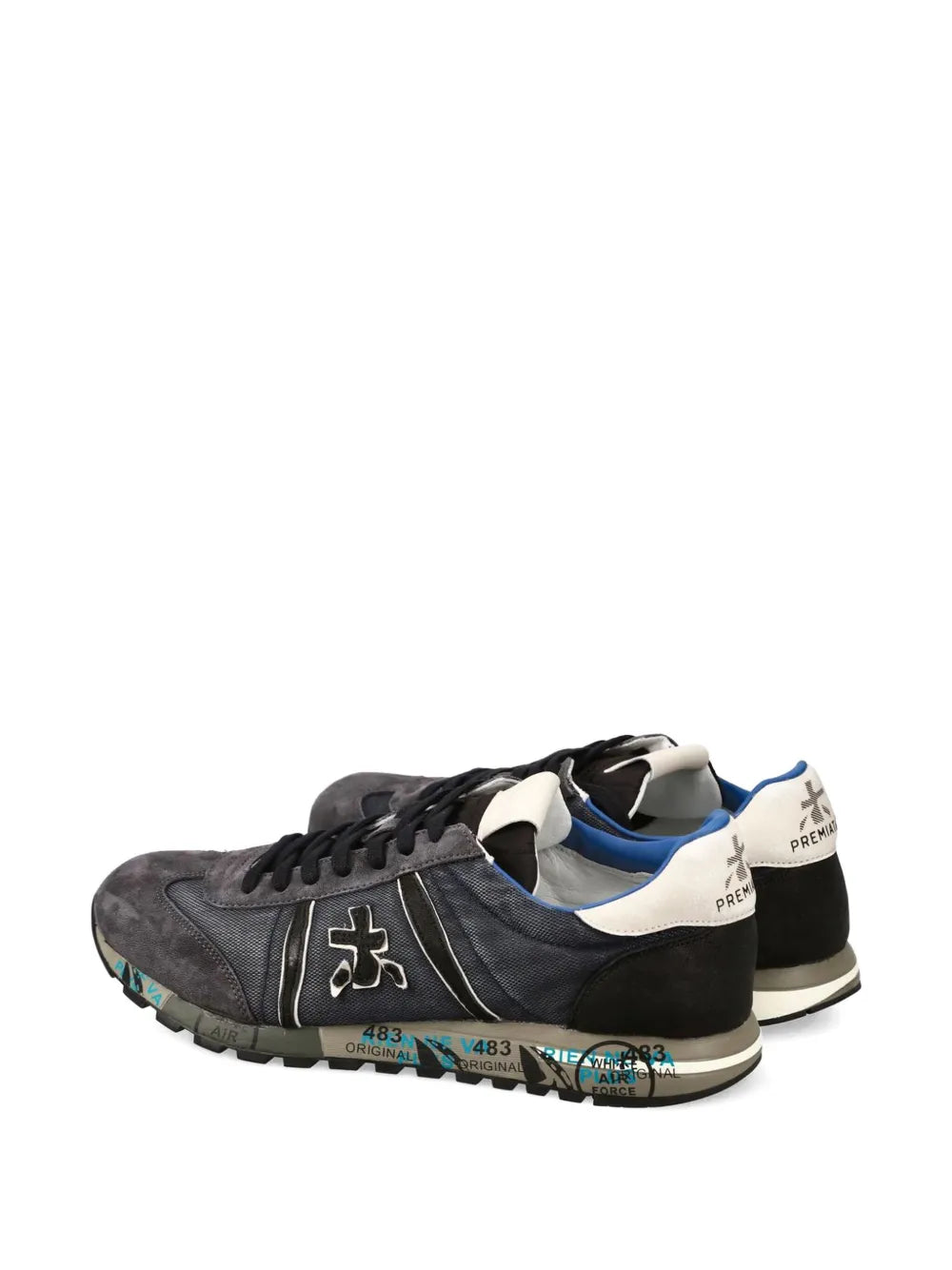 Premiata Lucy 7770 Suede-Paneled Sneakers