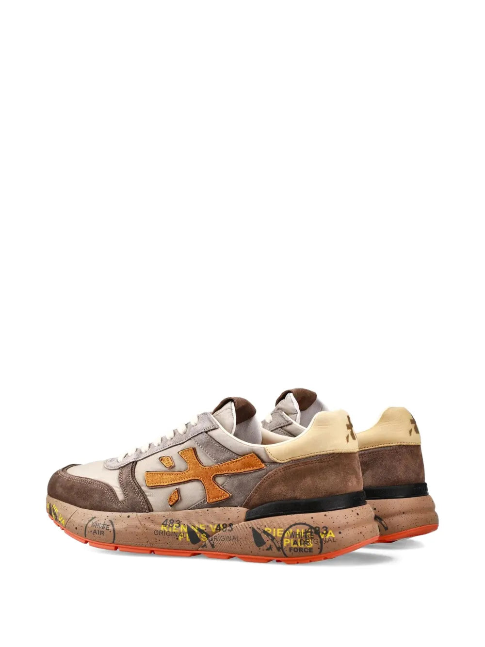 Premiata Mick 7866 Lace-Up Suede Sneakers