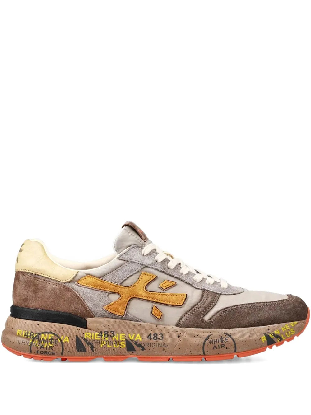 Premiata Mick 7866 Lace-Up Suede Sneakers