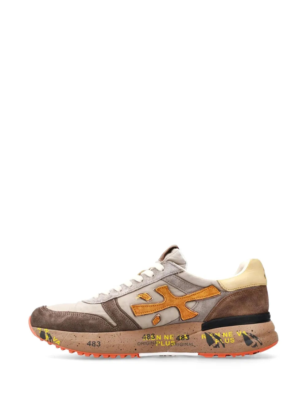 Premiata Mick 7866 Lace-Up Suede Sneakers