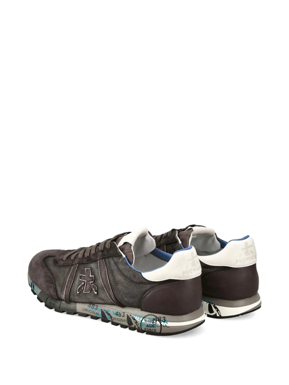 Premiata Lucy 7768 Paneled-Suede Sneakers