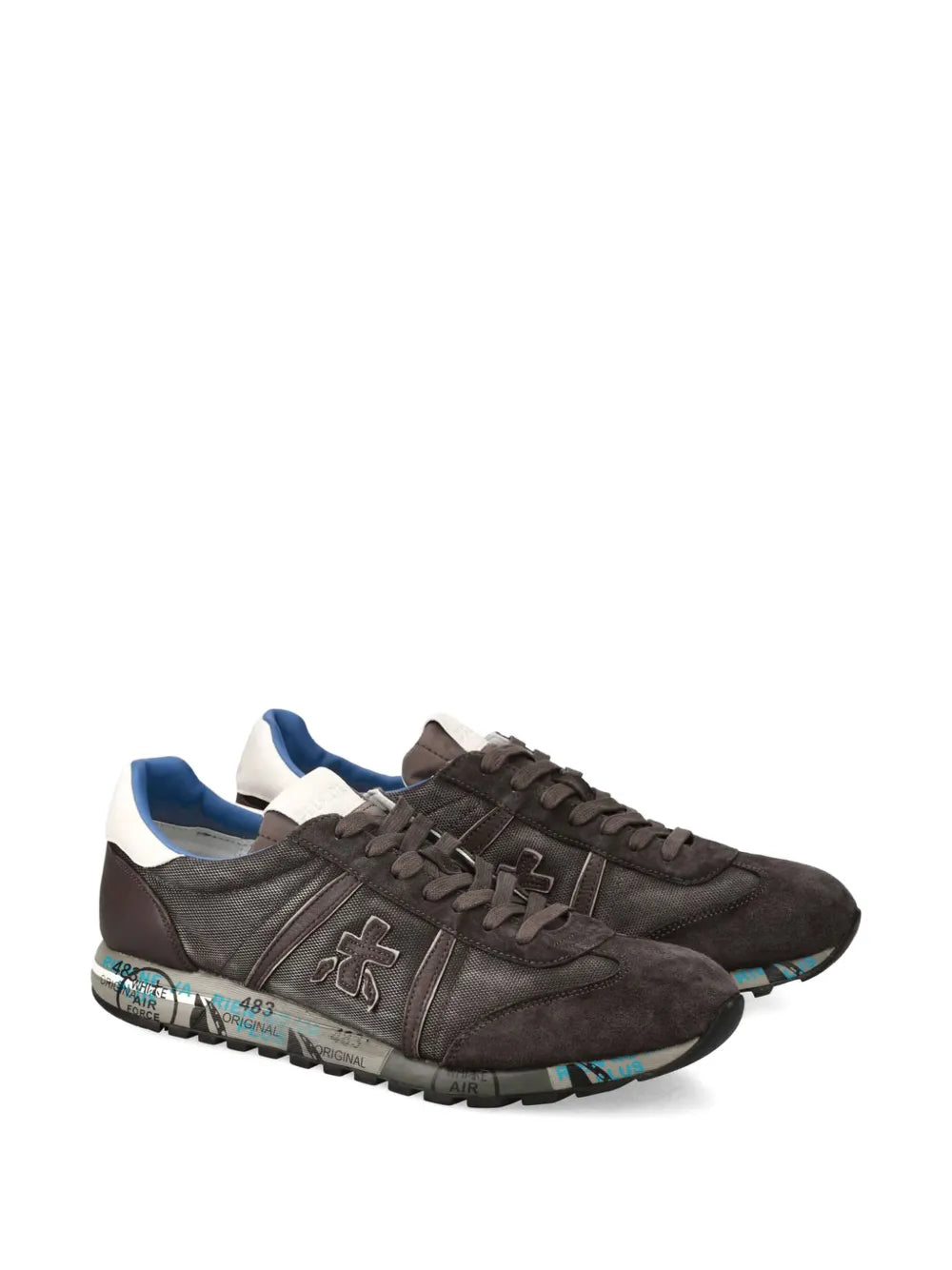Premiata Lucy 7768 Paneled-Suede Sneakers