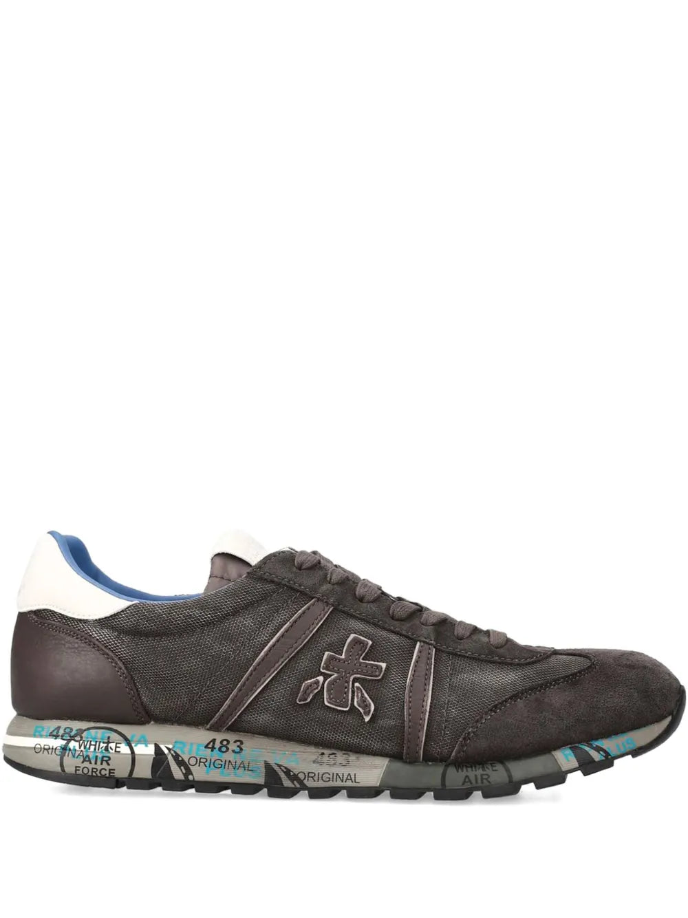 Premiata Lucy 7768 Paneled-Suede Sneakers