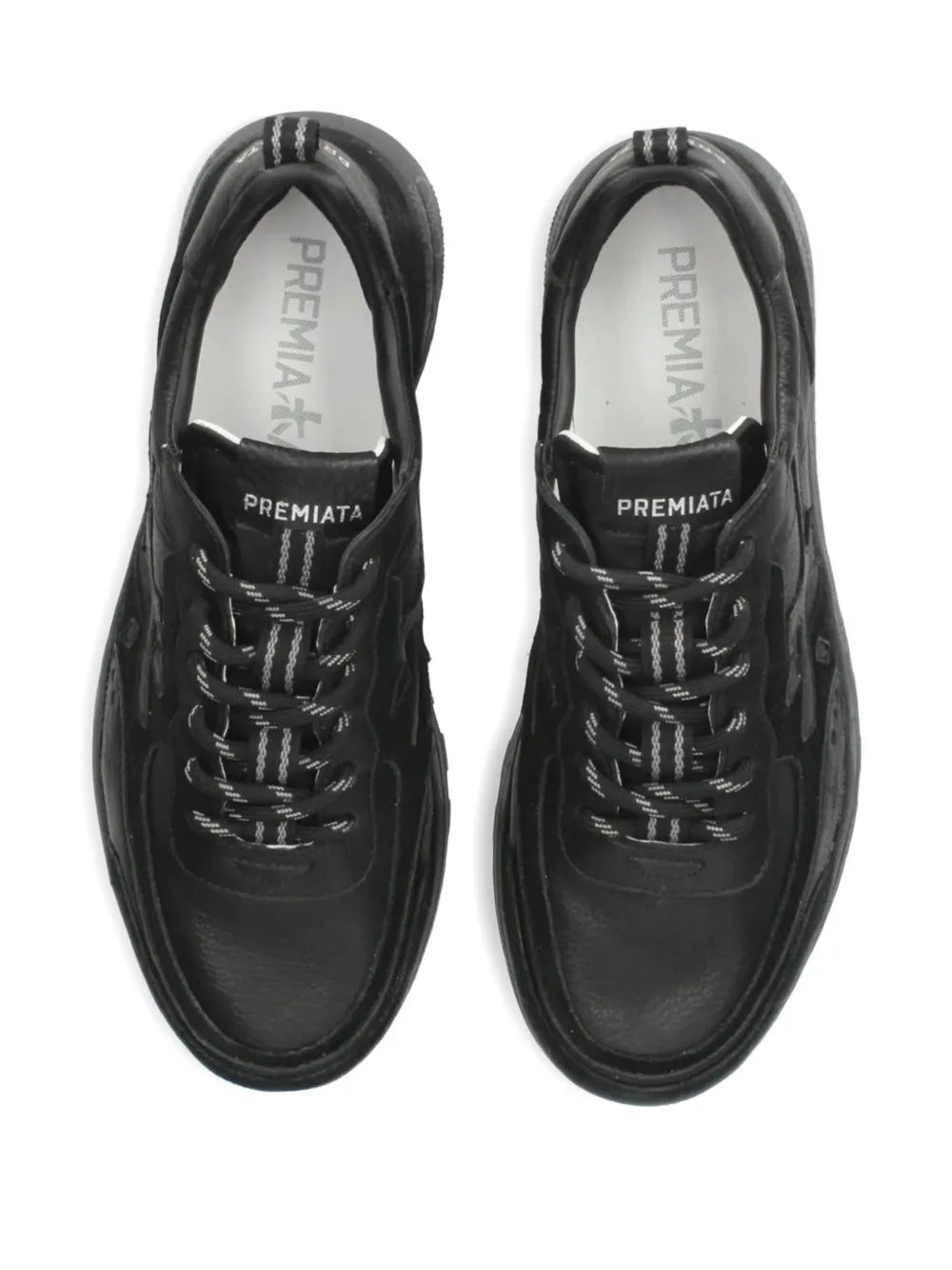 Premiata Nous 7732 Lace-Up Suede-Detail Sneakers