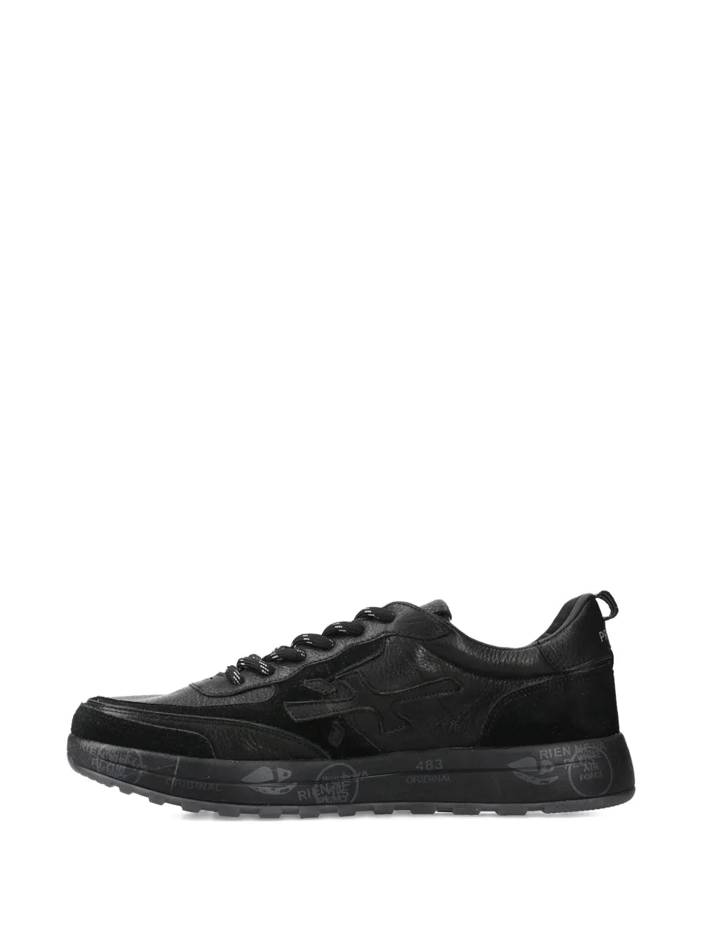 Premiata Nous 7732 Lace-Up Suede-Detail Sneakers