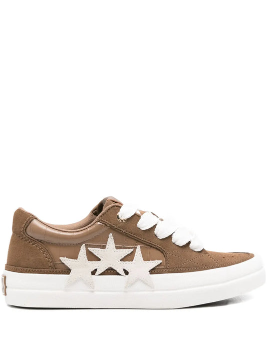 Amiri Star-Embellished Suede Trainers