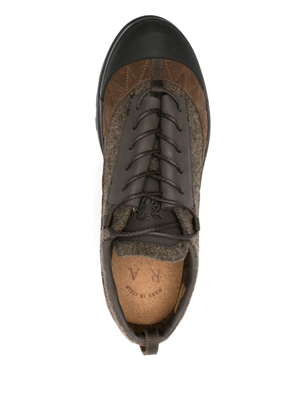 Ranra Suede-Panel Sneakers