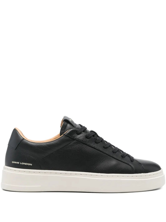 Crime London Extralight Leather Lace-Up Sneakers
