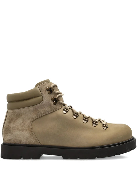 Birkenstock Lace-Up Padded Collar Boots