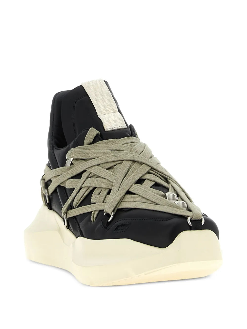 Rick Owens Megalace Geth Runner Lace-Up Sneakers