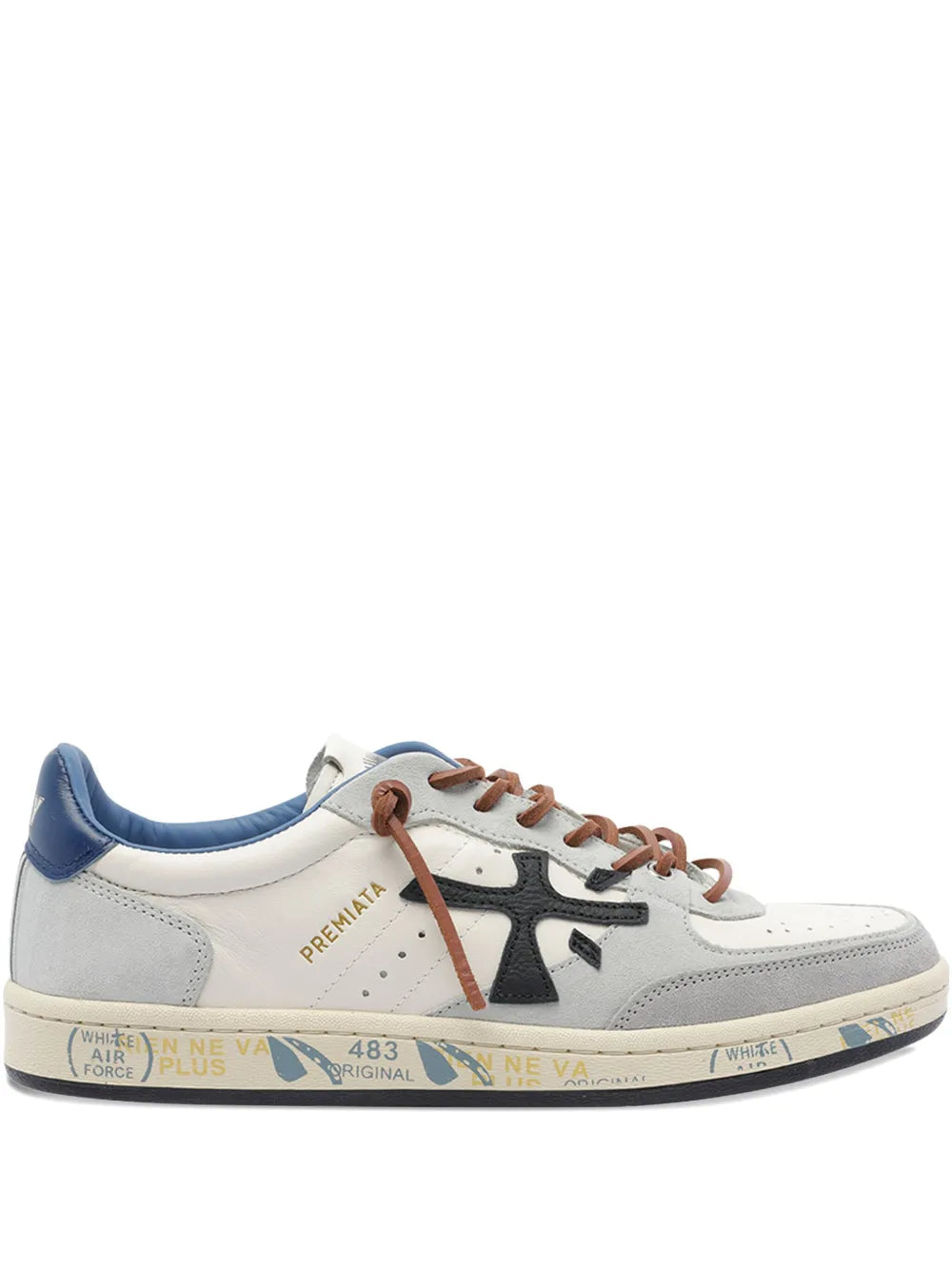 Premiata Bskt Clay 7617 Leather Sneakers
