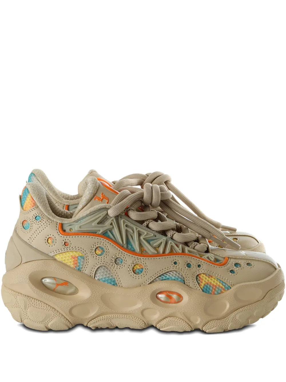 Puma Perforated Pattern Lace-Up Trainers