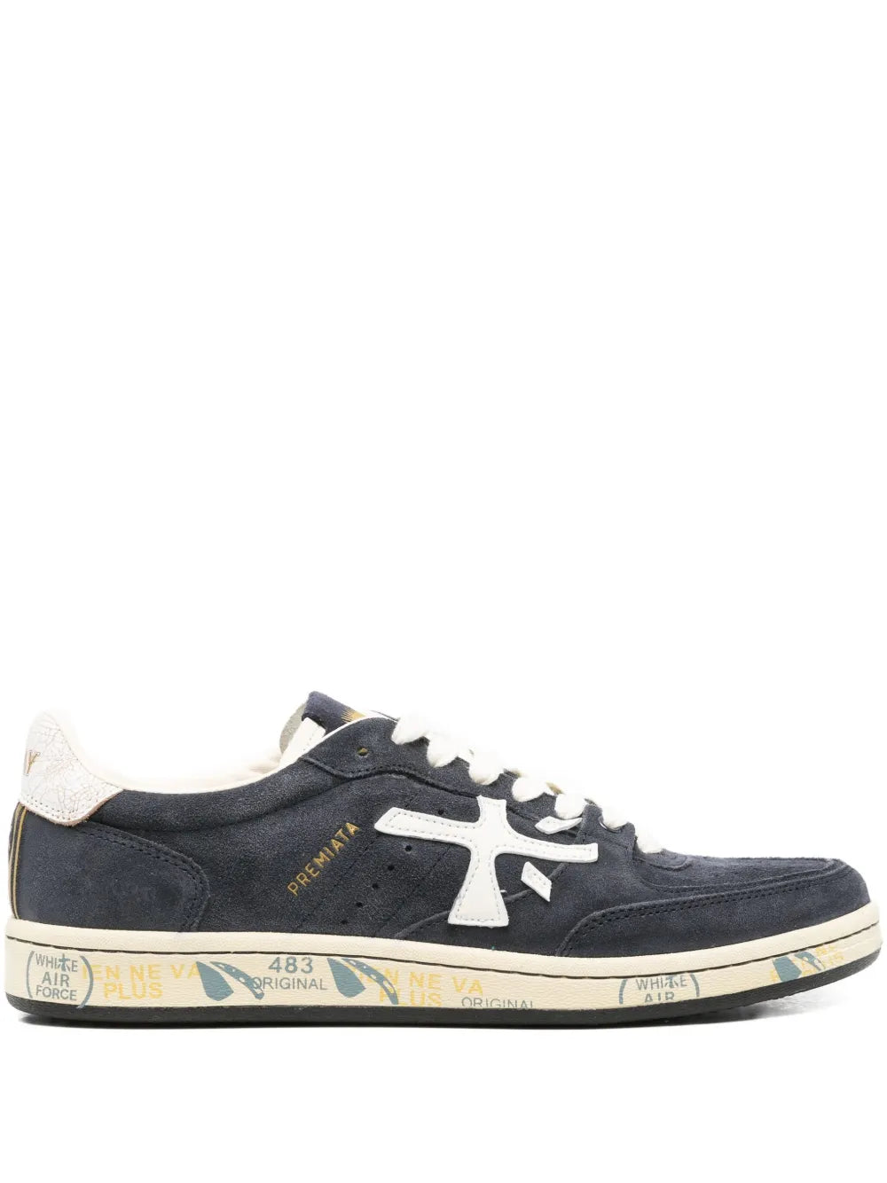 Premiata Suede-Leather Sneakers