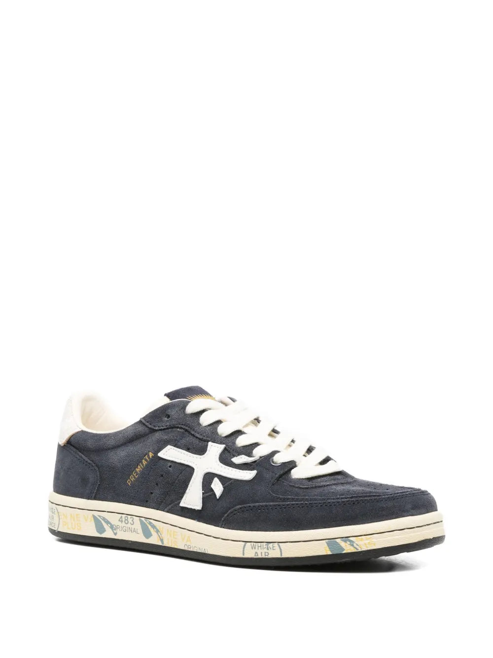 Premiata Suede-Leather Sneakers