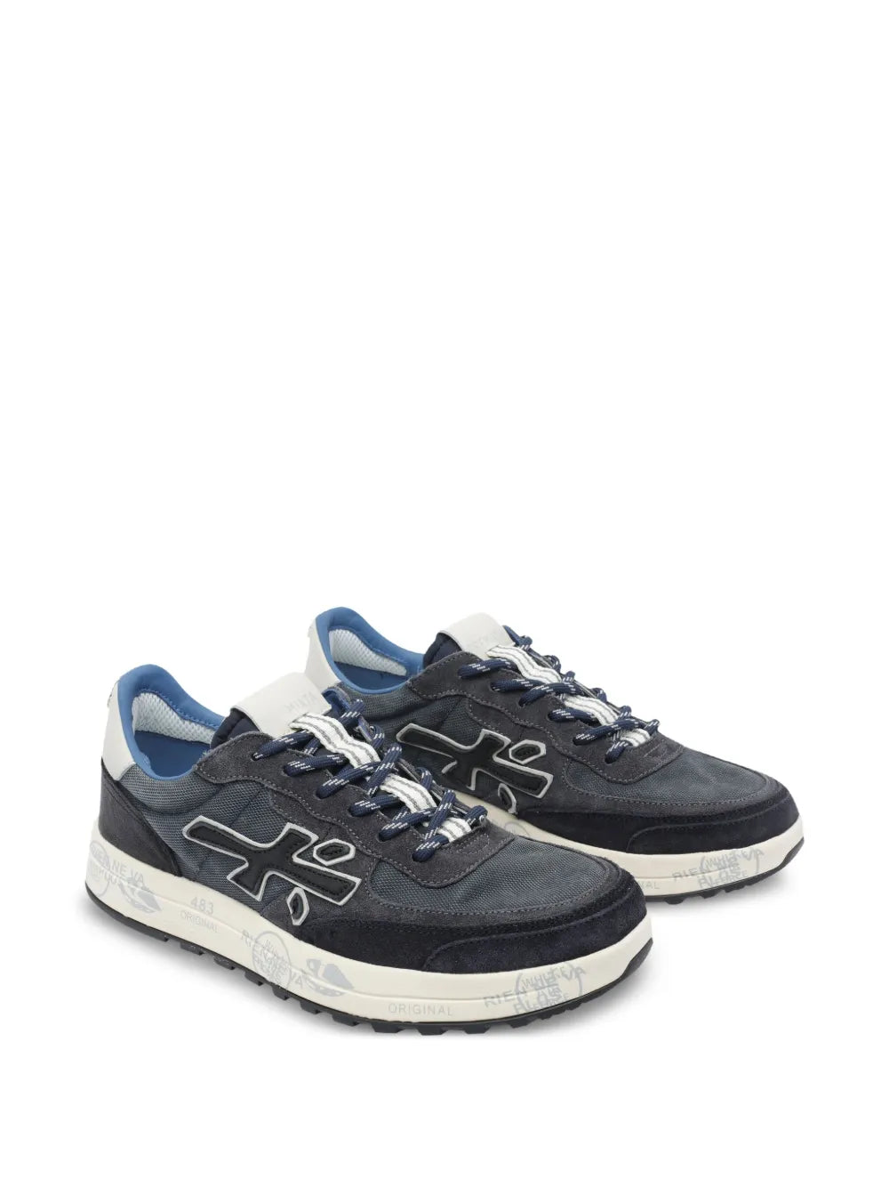 Premiata Nous Lace-Up Suede Sneakers