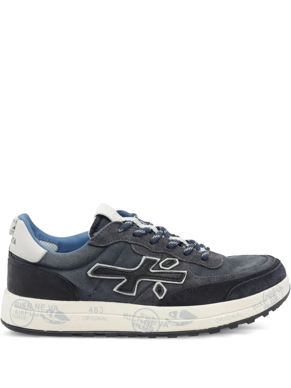 Premiata Nous Lace-Up Suede Sneakers