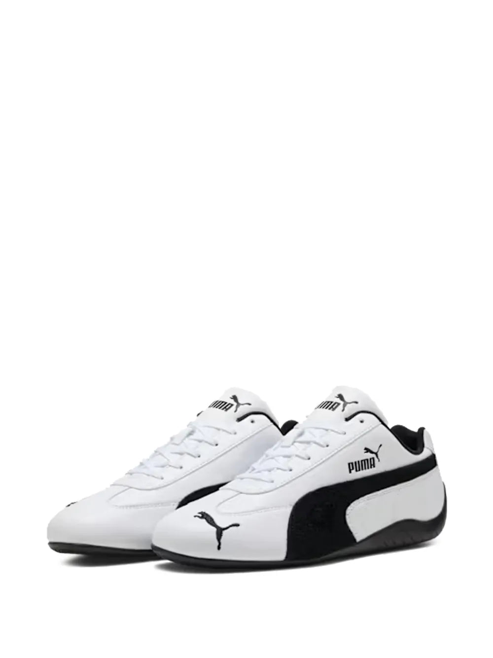 Puma Speedcar Leather Lace-Up Sneakers