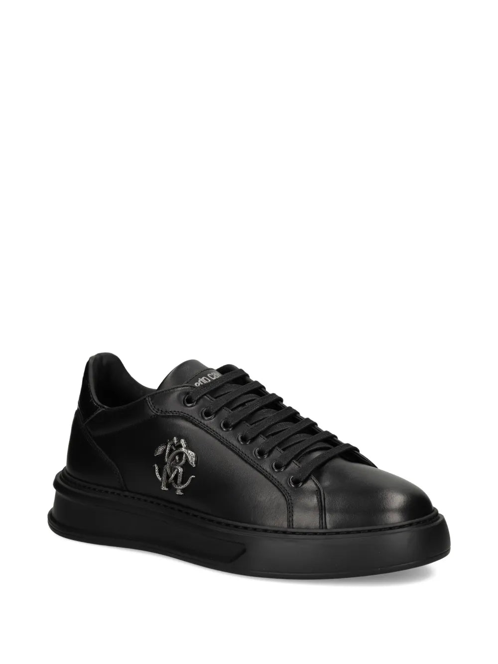 Roberto Cavalli Logo-Plaque Platform Sneakers