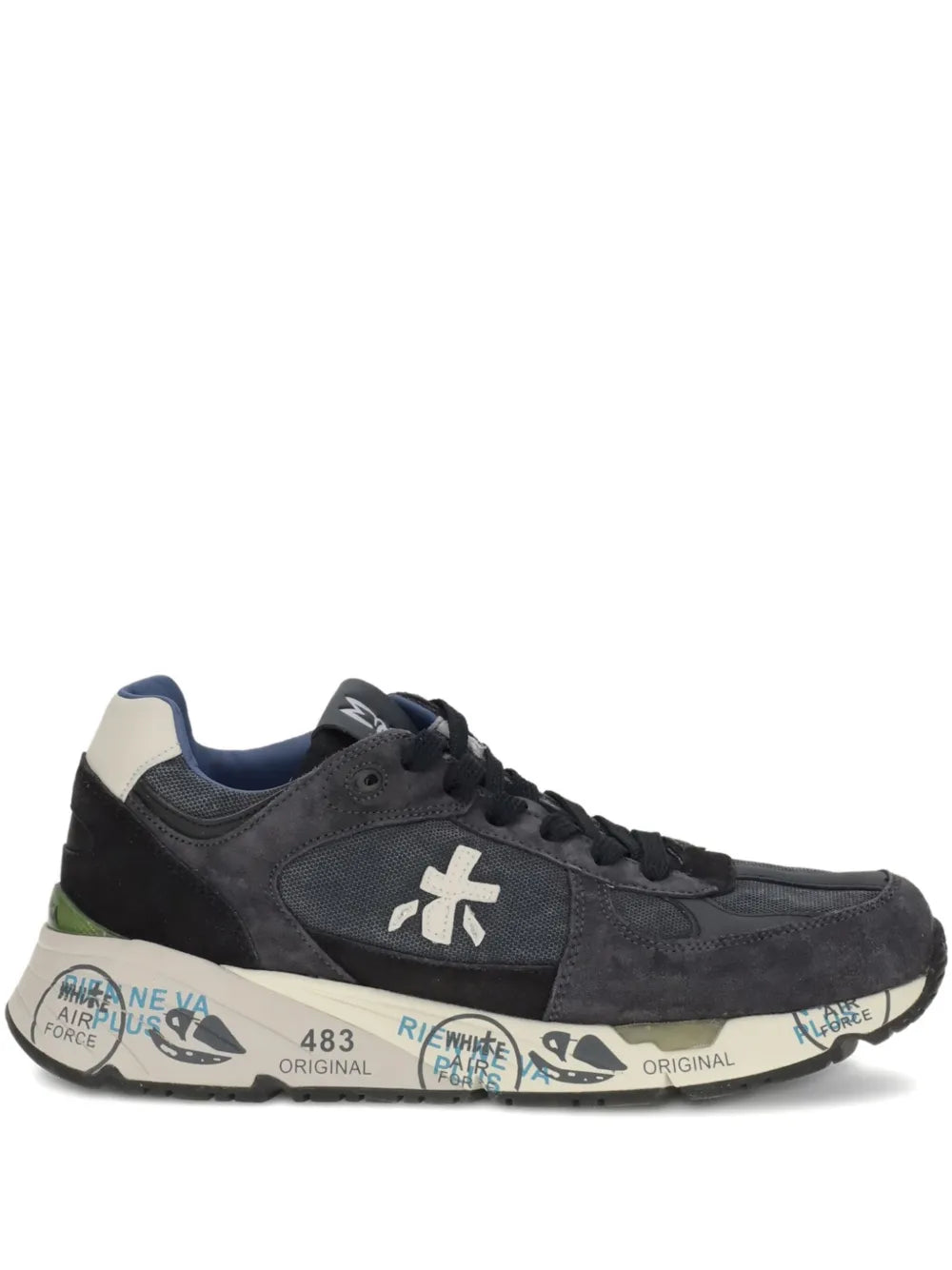 Premiata Lace-Up Suede Sneakers
